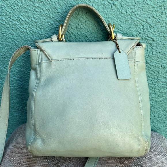 Vintage coach Aqua Blue/Green SoHo buckle top crossbody bag 4158 - Picture 3 of 7